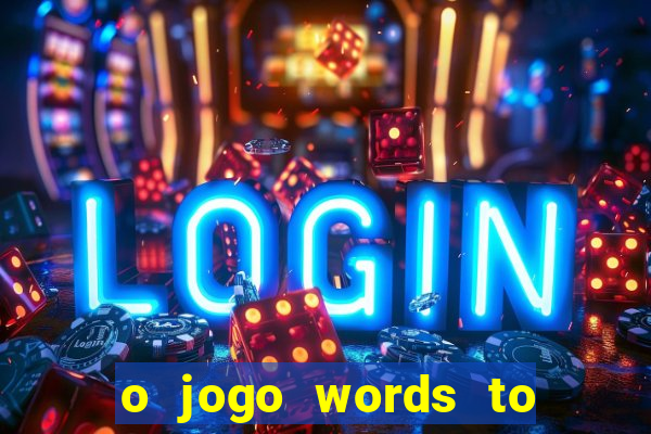 o jogo words to win paga mesmo